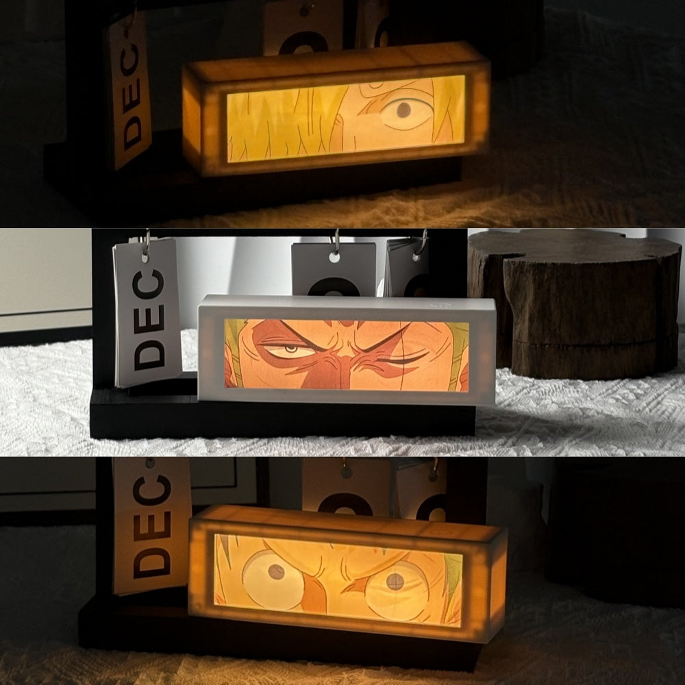 PACK Lámpara 3D de One Piece con diferentes estilos